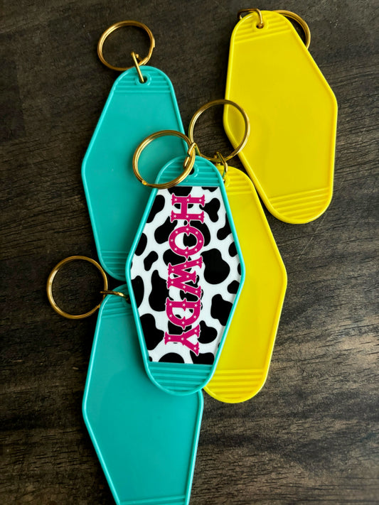 Howdy Motel Keychain